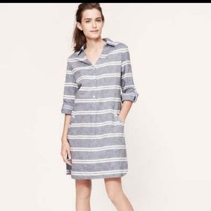 Loft Chambray Dress Size 4